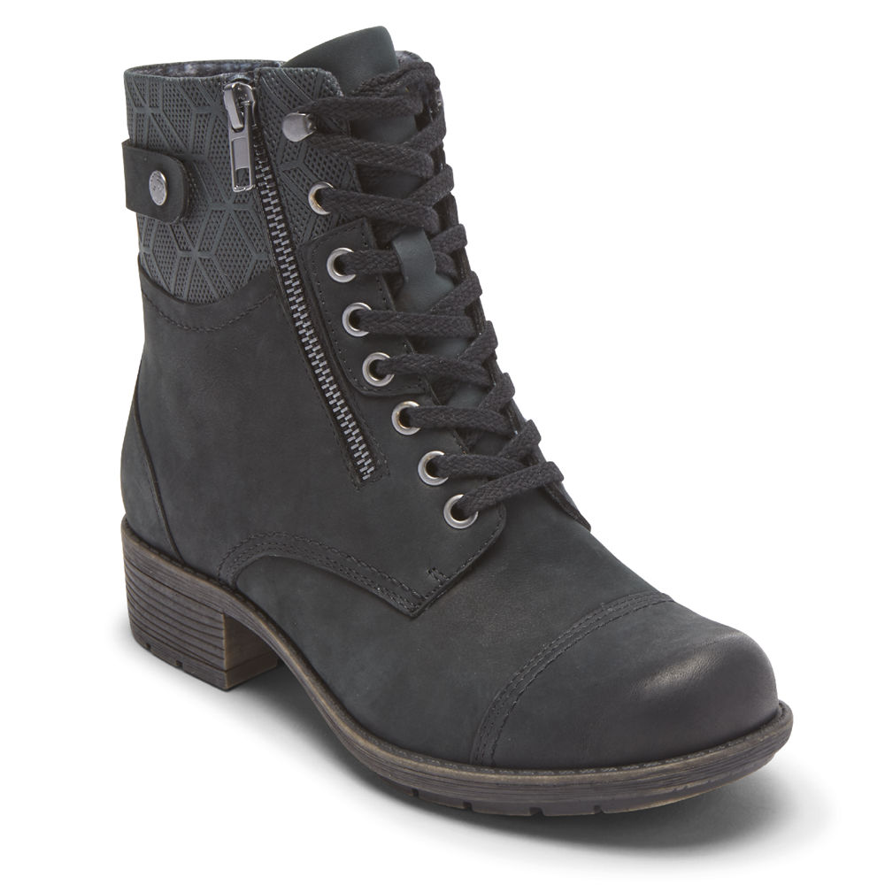 Rockport Støvler Dame Svart - Cobb Hill Alessia Bethany 2 - KGEV50798